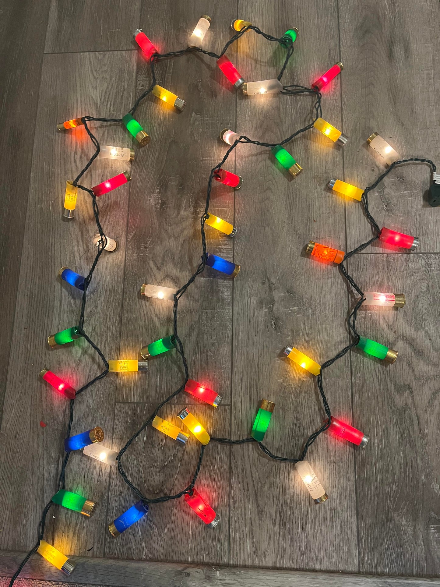 Shotgun Shell Christmas Lights